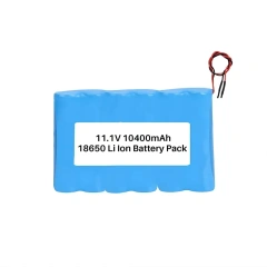 11.1V 10400mAh 18650 Li-Ion Battery Pack for Medical Devices