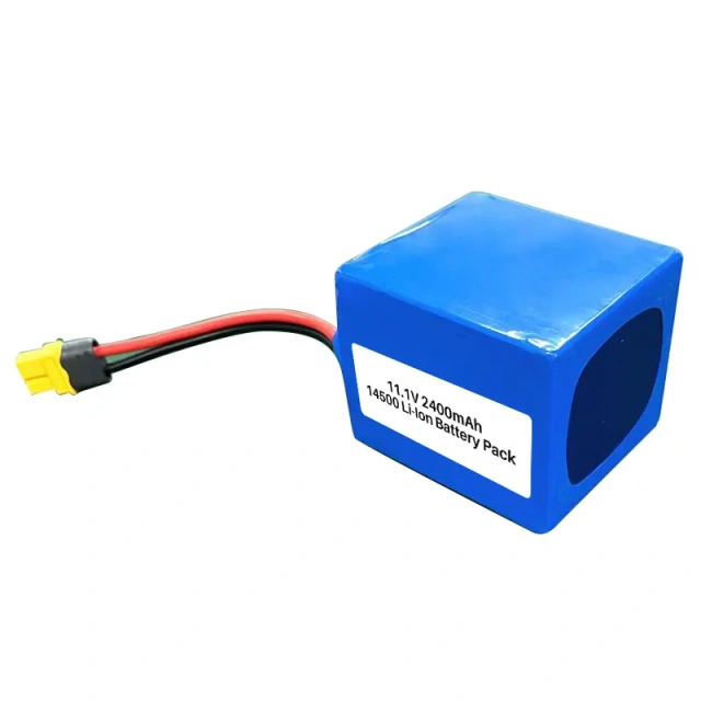 11.1V 2400mAh 14500 Li-Ion Battery Pack