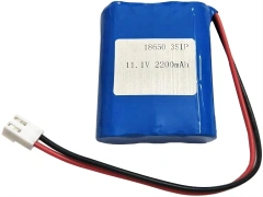 11.1V 4000mAh 18650 Lithium Battery Pack for Medical Devices