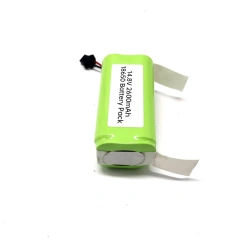 14.8V 2600mAh 18650 Lithium Battery Pack for Robot Vacuum Cleaner