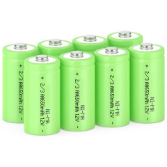 2/3 AA 650mah Batteries