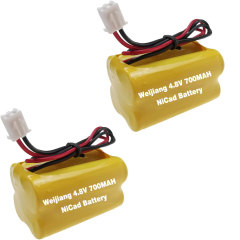 4.8V 700MAH NiCad Battery Replacement Exit Sign Emergency Light