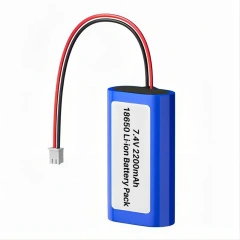 7.4V 2200mAh 18650 Li-ion Battery Pack for Industrial Lighting