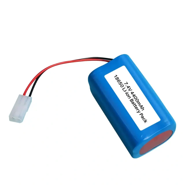 7.4V 4400mAh 18650 Li-ion Battery Pack for Spotlight