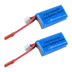 7.4V 440mAh Lipo Battery Pack for Medical Devices