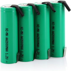 AA 1.2V 2000mAh NiMH Rechargeable Battery for Shavers, Trimmers