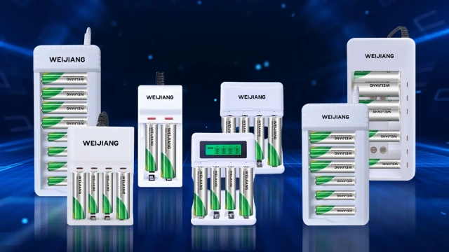 4-slot USB Battery Charger For AA/AAA NiCd NiMh battery