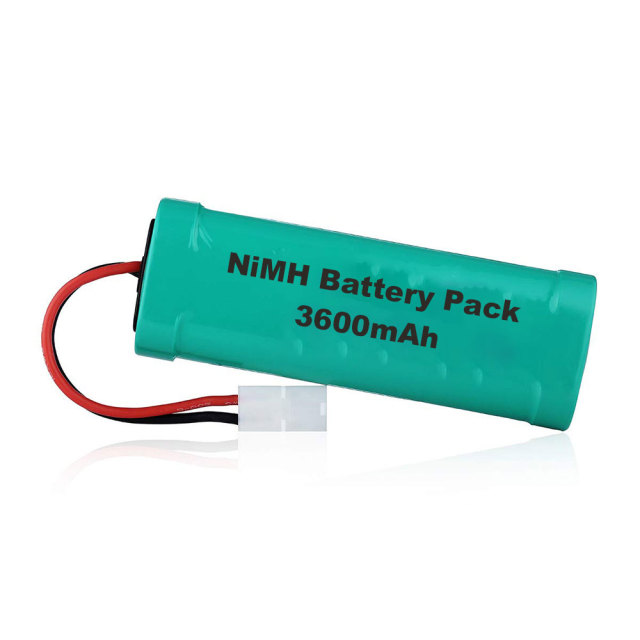 7.2V 3600mAh NiMH RC Battery Pack for Cars, Trucks, Boats, and Helicopters