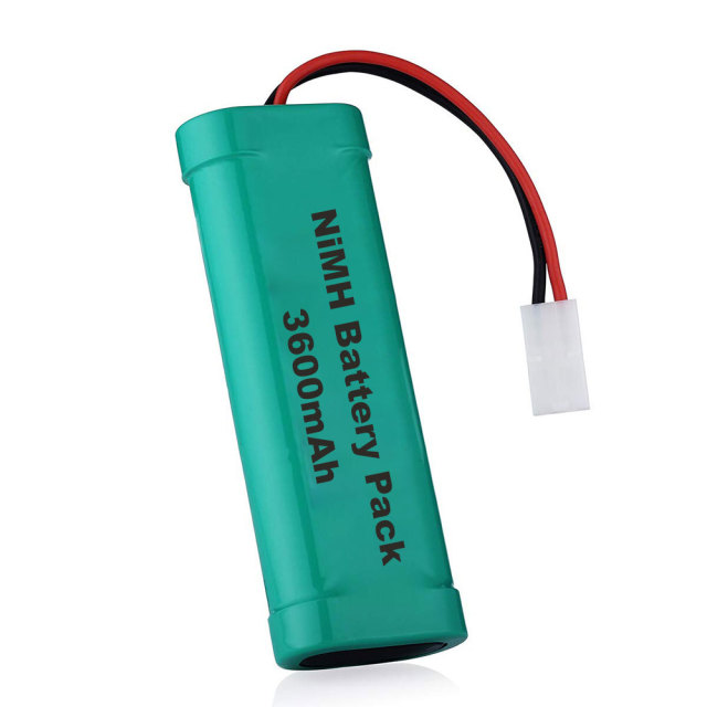 7.2V 3600mAh NiMH RC Battery Pack for Cars, Trucks, Boats, and Helicopters