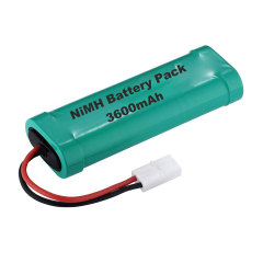 7.2V 3600mAh NiMH RC Battery Pack for Cars, Trucks, Boats, and Helicopters