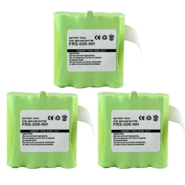 3.6V 800mah AAA Midland Two-Way Walkie Talkie Radio NiMH Battery Pack