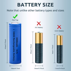 18650 rechargeable lithium-ion battery
