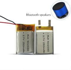 Polymer Lithium Batteries 250mAh Rechargeable Li-ion for Toys OEM
