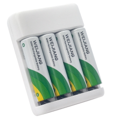NiMh Rechargeable Battery Charger With 4 Slots