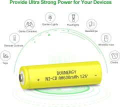 1.2V AA NICD 700mAh Rechargeable Batteries Solar Batteries for Outdoor Solar Lights