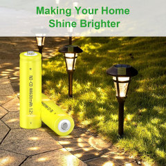 1.2V AA NICD 700mAh Rechargeable Batteries Solar Batteries for Outdoor Solar Lights