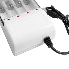 1.2V AA AAA Rechargeable Ni-Mh 4 Slots Smart USB Battery Charger With cover
