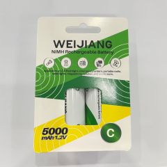 paper cards C Size Battery 5000mAh NiMH Wide temperature battery
