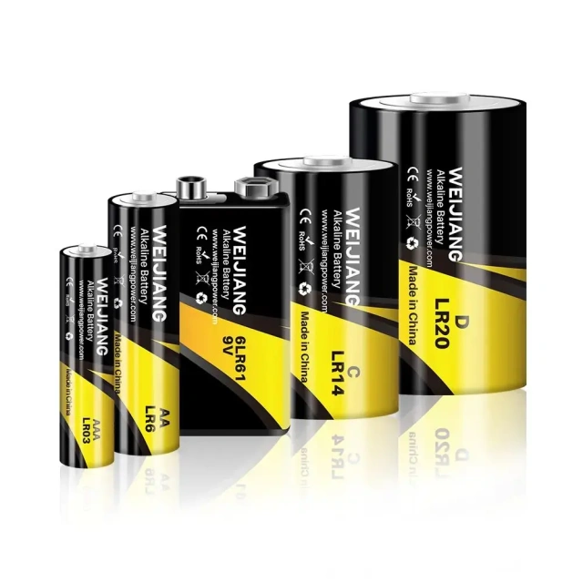 Industrial Alkaline Batteries LR03 , AAA, 4 pcs paper cards
