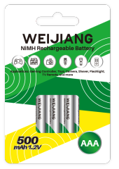 1.2V 600mAh AAA Ni-MH