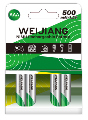 1.2V 600mAh AAA Ni-MH
