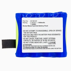 Ultra High Capacity AA Rechargeable Battery Pack – Ni-MH 4.8V 1500mAh