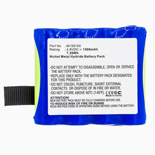 Ultra High Capacity AA Rechargeable Battery Pack – Ni-MH 4.8V 1500mAh