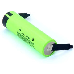 Lithium 3.7V 3400mAh 18650 Battery with Welded Nickel Tabs