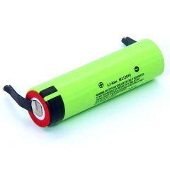 Lithium 3.7V 3400mAh 18650 Battery with Welded Nickel Tabs
