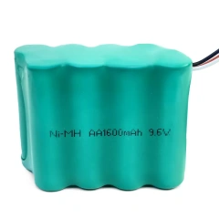 NiMH 9.6V 1600mAh AA 8S1P Rechargeable Battery Pack for Medical Equipment & Power Tools