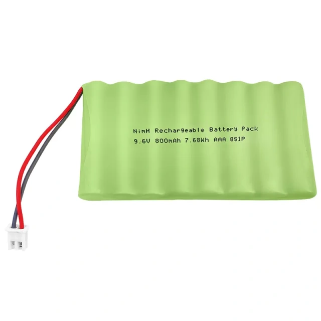 9.6V 800mAh 8S1P AAA NiMH Rechargeable Battery for Toys & Solar Lights