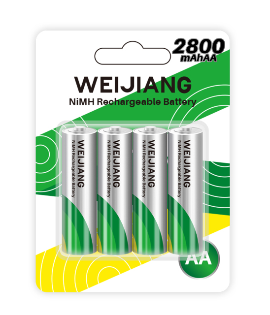 2800mAh AA Rechargeable NiMH Battery | Weijiang Power