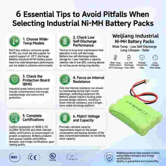 Compact T-Box Backup Power OEM 3.6V 500mAh Ni-MH Battery