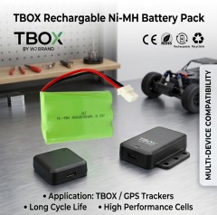 High Capacity T-Box & eCall Power OEM 3.6V 800mAh Ni-MH Battery Pack