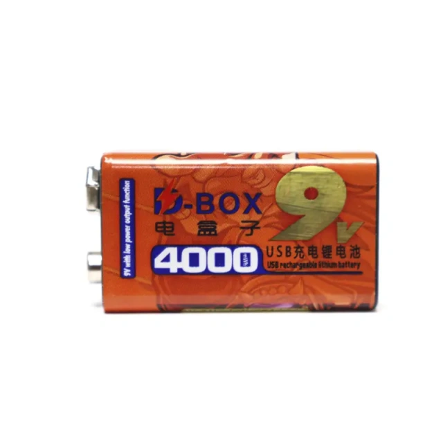 Weijiang 9V USB Rechargeable Battery Wholesale Supply