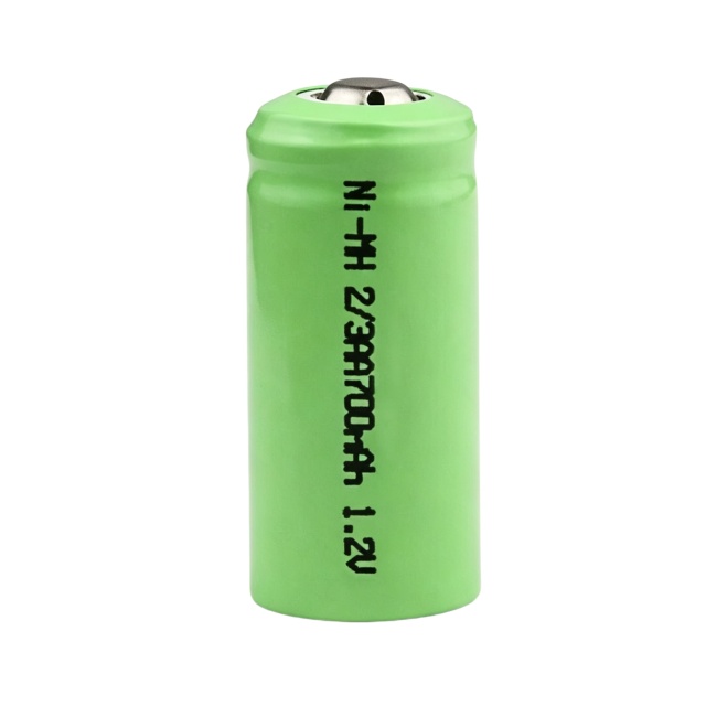 2/3AA Ni-MH Rechargeable Battery 700mAh 1.2V Cylindrical Cell | Weijiang Power OEM Battery Factory