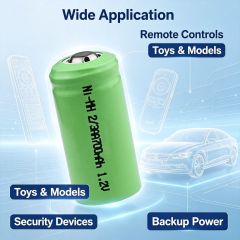 2/3AA Ni-MH Rechargeable Battery 700mAh 1.2V Cylindrical Cell | Weijiang Power OEM Battery Factory