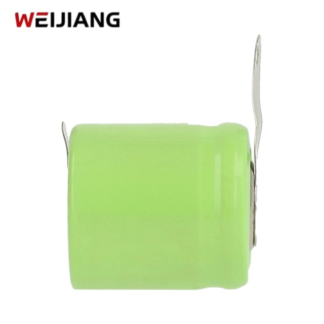1/3AA Ni-MH Rechargeable Button Cell Battery 250mAh 1.2V with Solder Tabs | Weijiang Power OEM Battery Factory