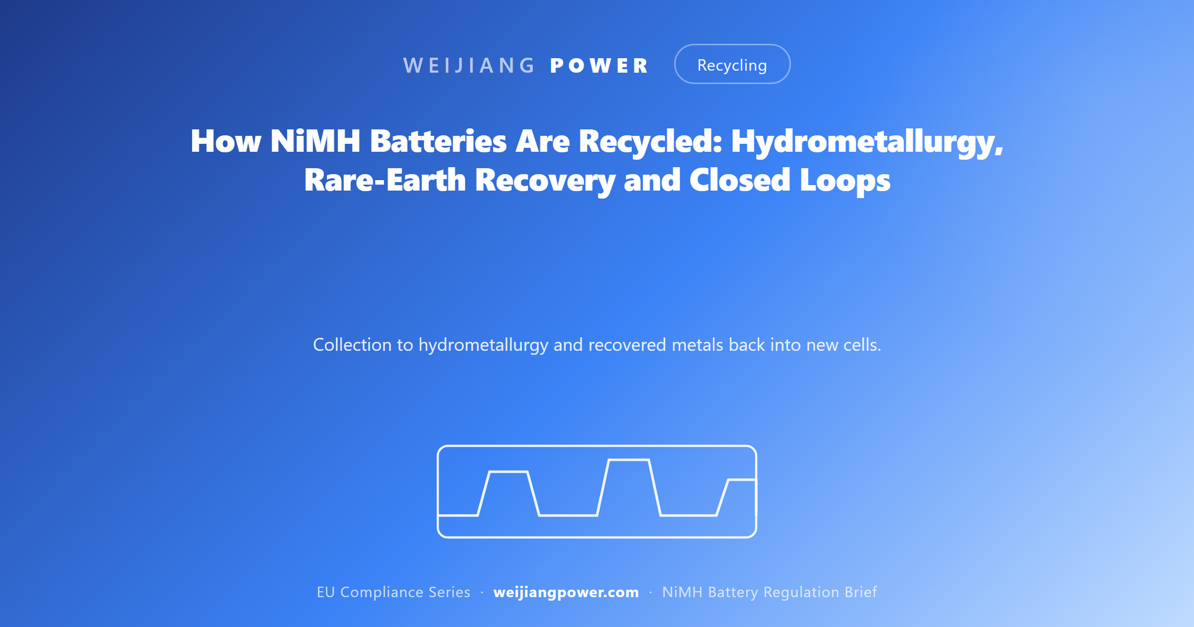 how NiMH batteries are recycled hydrometallurgy rare earth recovery closed loop