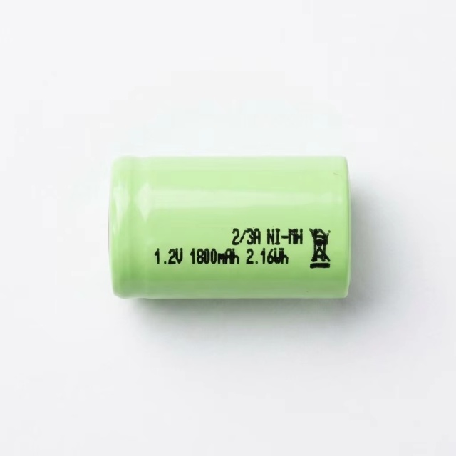 2/3A Ni-MH Rechargeable Battery 1800mAh 1.2V High Capacity Cylindrical Cell | Weijiang Power OEM Battery Factory