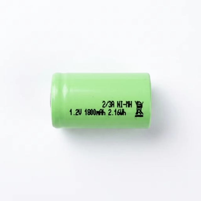2/3A Ni-MH Rechargeable Battery 1800mAh 1.2V High Capacity Cylindrical Cell | Weijiang Power OEM Battery Factory