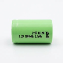 2/3A Ni-MH Rechargeable Battery 1800mAh 1.2V High Capacity Cylindrical Cell | Weijiang Power OEM Battery Factory