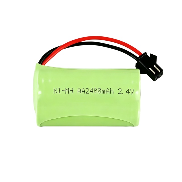 AA Ni-MH Rechargeable Battery Pack 2400mAh 2.4V with Custom Connector | Weijiang Power OEM Battery Factory