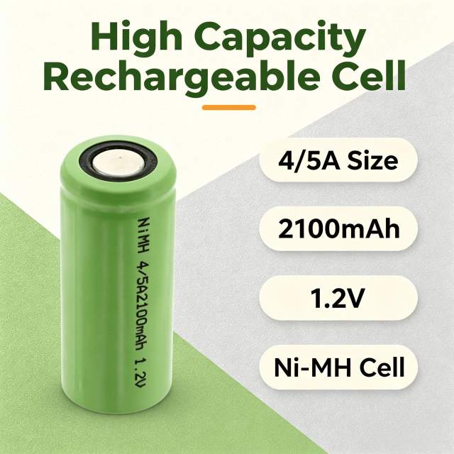 4/5 A Ni-MH Rechargeable Battery 2100mAh 1.2V Cylindrical Cell | Weijiang Power OEM Battery Factory