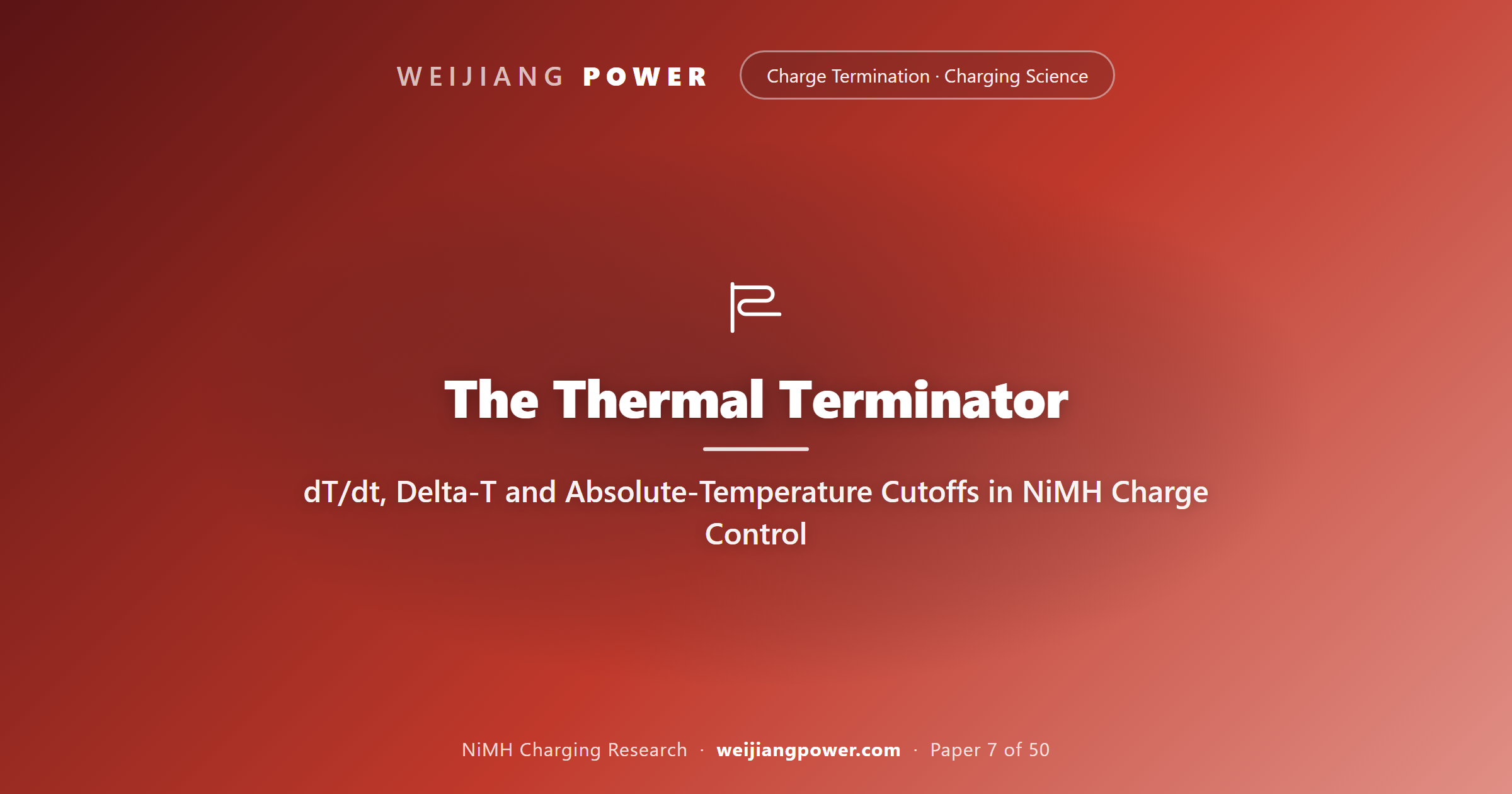 The Thermal Terminator: dT/dt, Delta-T and Absolute-Temperature Cutoffs in NiMH Charge Control