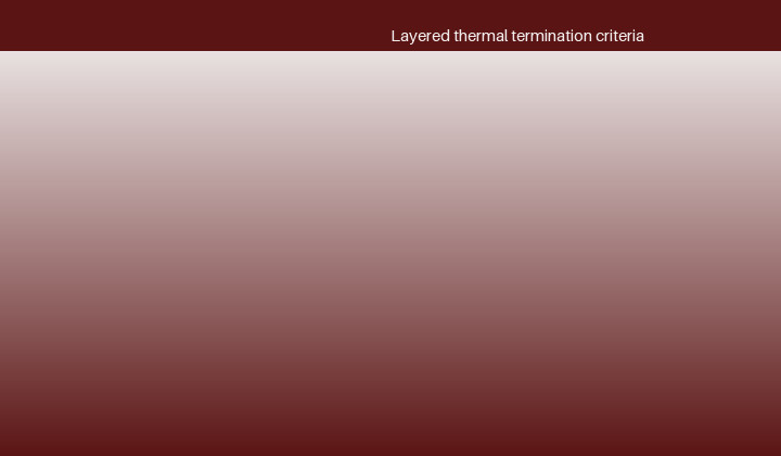 The dT/dt criterion and the 1 C/min rule