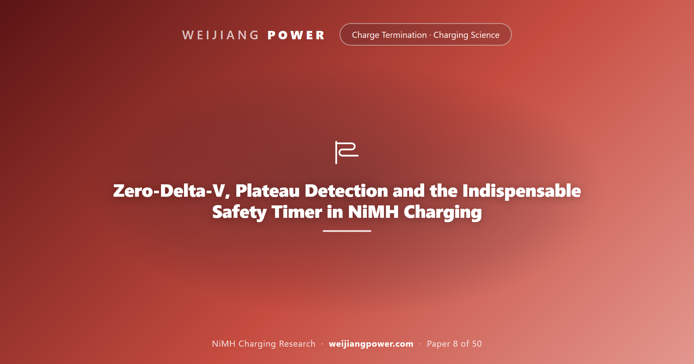 Zero-Delta-V, Plateau Detection and the Indispensable Safety Timer in NiMH Charging