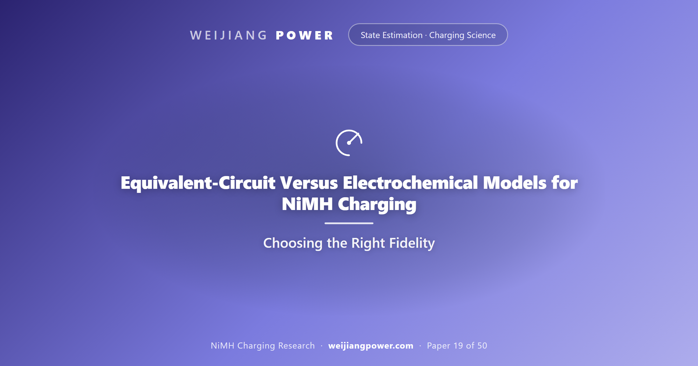 Equivalent-Circuit Versus Electrochemical Models for NiMH Charging: Choosing the Right Fidelity