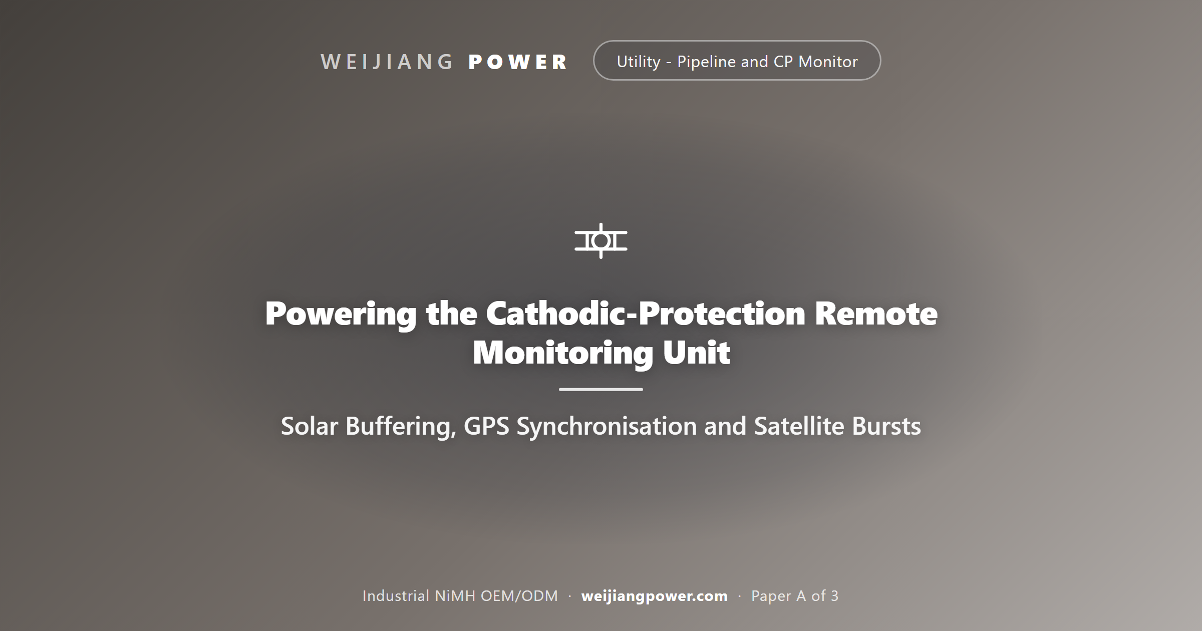 Academic cover for the power profile of a cathodic-protection RMU with a solar NiMH buffer