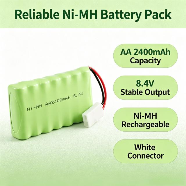 8.4V AA 2400mAh Ni-MH Rechargeable Battery Pack | Weijiang Power OEM Battery Factory